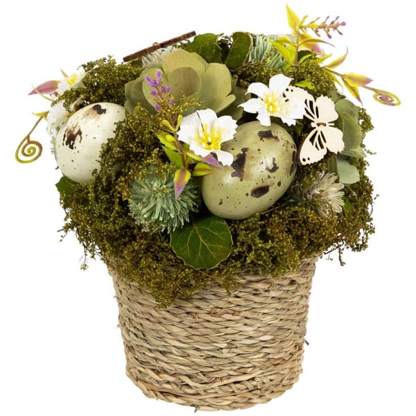 Northlight Seasonal Mixed Floral & Easter Egg Artificial Plant - image 