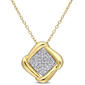 Diamond Classics&#40;tm&#41; Halo Pendant Necklace - image 1
