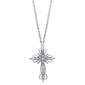 1928 Jewelry 30in. Silver-Tone Crystal Cross Necklace - image 1
