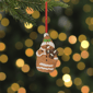 Northlight Gingerbread Snowman with Star Christmas Ornament - image 2