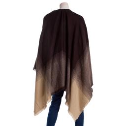 Womens Altare Ombre Ruana - Mocha