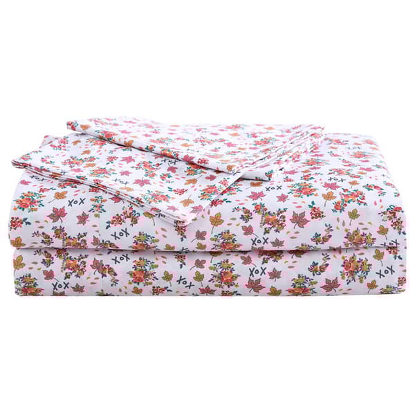 Betsey Johnson Fall Foliage Microfiber Sheet Set