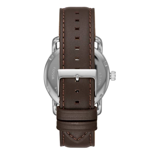 Mens Fossil Copeland Silver-Tone Sunray Dial  Watch - FS5663