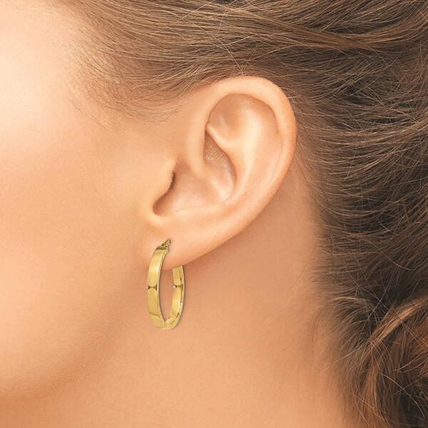 Gold Classics&#8482; 14kt. Gold 25mm Hoop Earrings