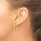 Gold Classics™ 14kt. Gold 25mm Hoop Earrings - image 3