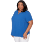 Plus Size Alfred Dunner The Royal Treatment Keyhole Neck Blouse - image 3