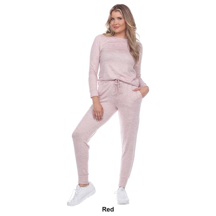 Womens White Mark 2pc. Lounge Solid Pants Set