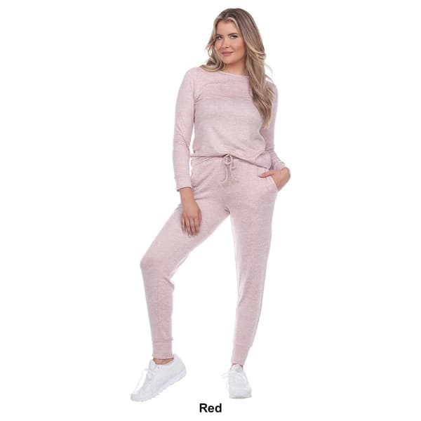 Womens White Mark 2pc. Lounge Solid Pants Set