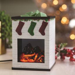 Candle Warmers Etc. Holiday Fireplace Illumination Wax Warmer