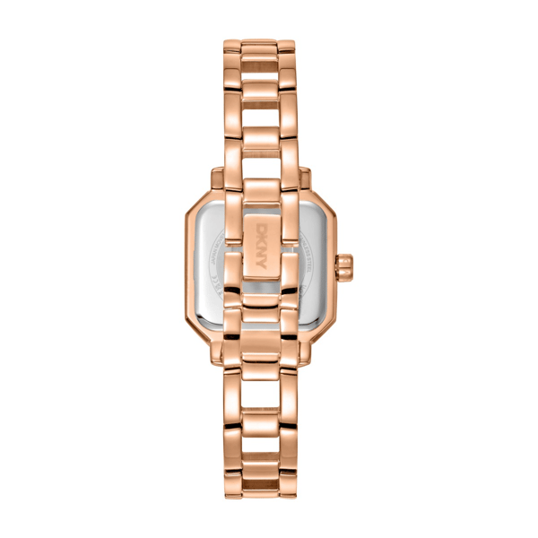 Womens DKNY Open Link Red-Gold Tone Bracelet Watch - DK1L124M0055