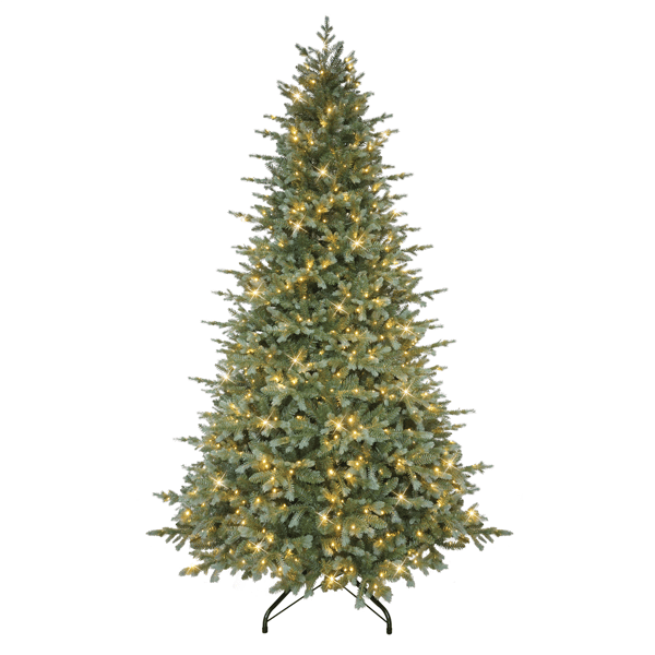 Puleo International 9ft. Pre-Lit Linden Fir Christmas Tree - image 