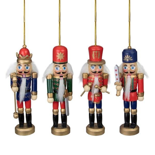 Northlight Seasonal 4pc. Christmas Nutcracker Ornaments