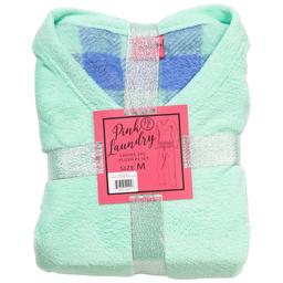 Womens Pink Laundry Plush Spearmint Folded Pajama Set