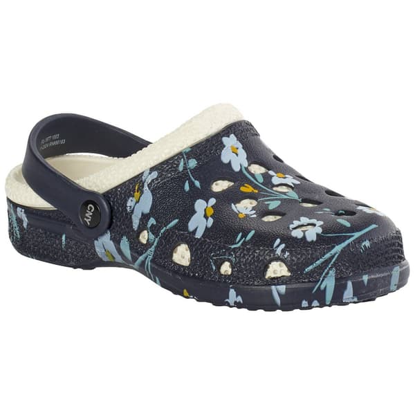 Womens Capelli New York Injected Eva Floral Two Tone Clogs