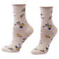 Womens HUE Jean Crop Crew Socks - image 1