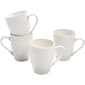 Famous Brand Set of 4 12oz. Ceramic Mugs with Checkered Design - image 1