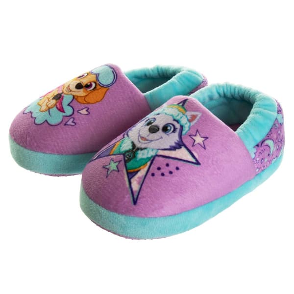 Little Girls Nickelodeon Paw Patrol Everest & Skye Slippers