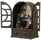 Northlight LED & Musical Retro Radio with Santa Scene Decor - image 6