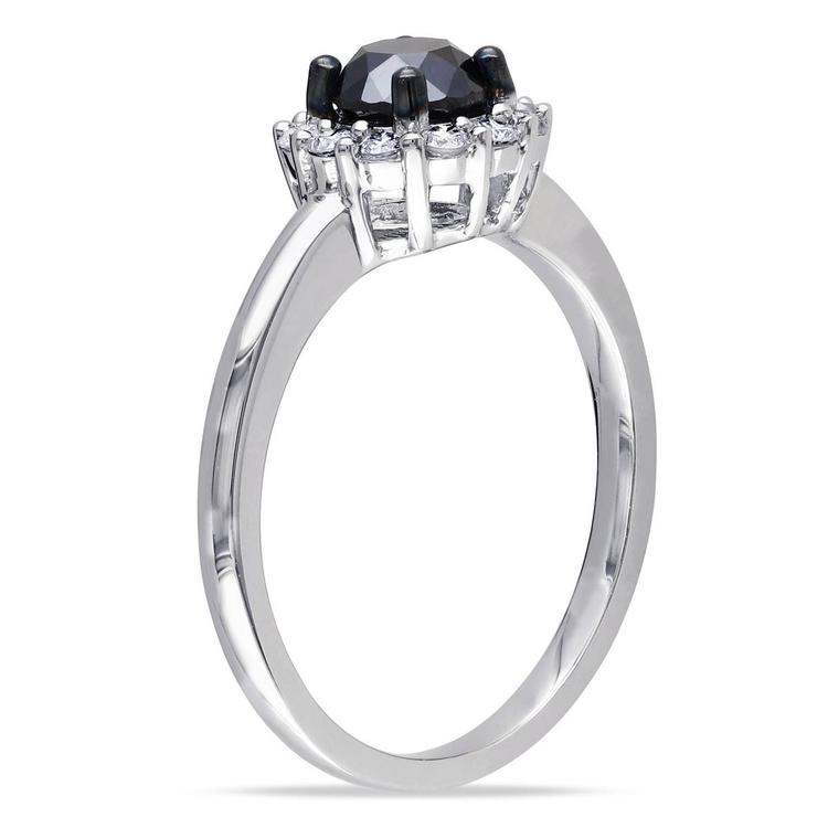 Diamond Classics™ 10kt. White Gold 1ct. Black Diamond Ring