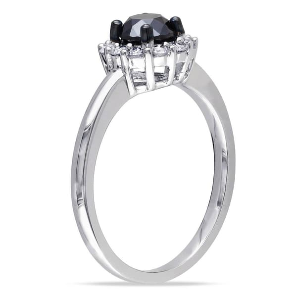 Diamond Classics&#8482; 10kt. White Gold 1ct. Black Diamond Ring