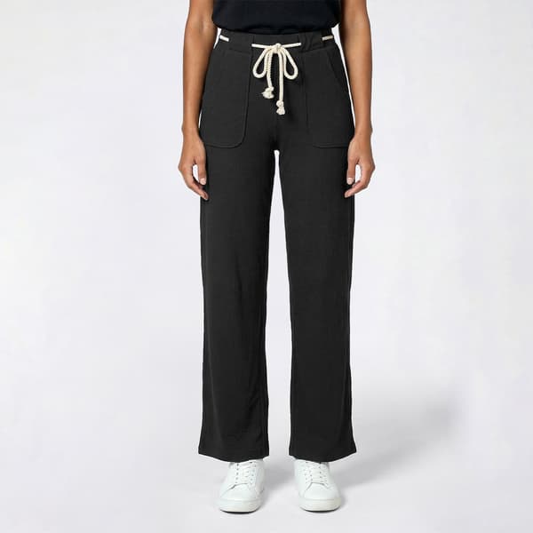 Juniors Derek Heart Wide Leg Pants with Rope Belt