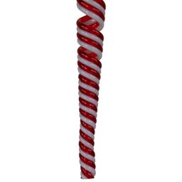 Northlight Seasonal Red & White Candy Curls Ornaments - Pack of 4