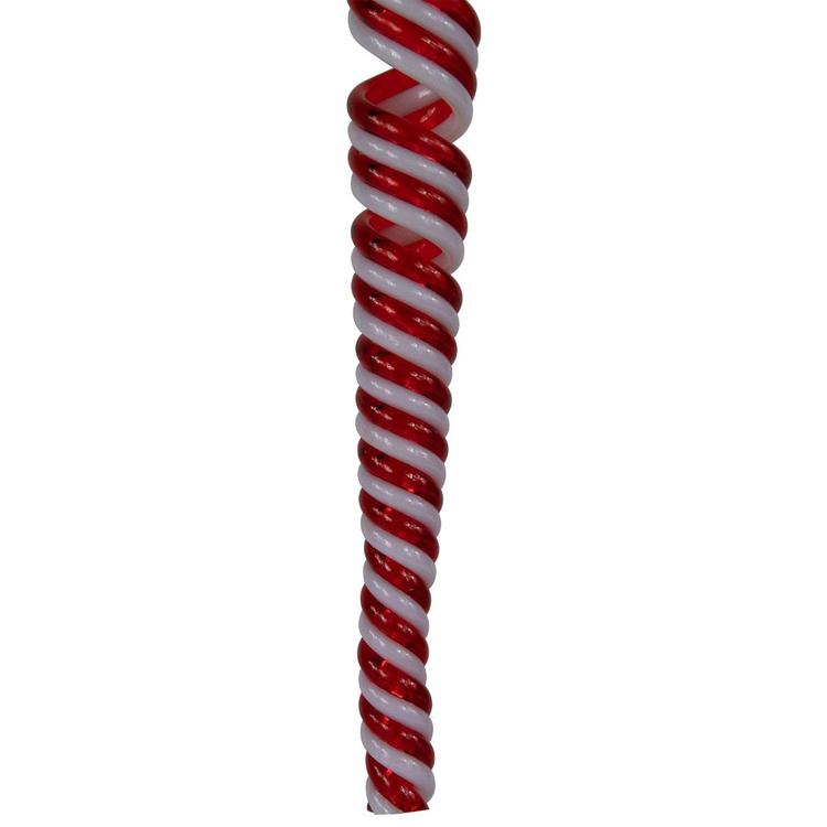 Northlight Seasonal Red & White Candy Curls Ornaments - Pack of 4