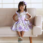Toddler Girl Rare Editions Floral Brocade Dress w/ Bow - image 1