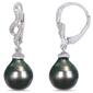 Gemstone Classics&#40;tm&#41; Tahitian Pearl Twist Drop Earrings - image 1