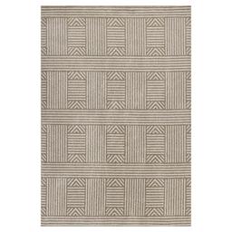 9th & Pike(R) Geometric Lines UV Treated Rectangular Rug