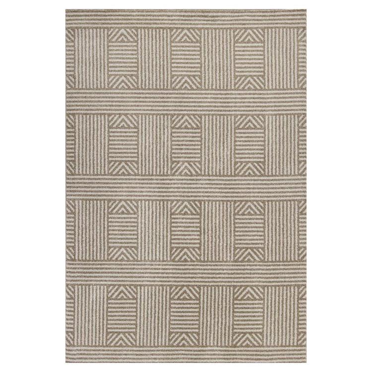 9th & Pike(R) Geometric Lines UV Treated Rectangular Rug