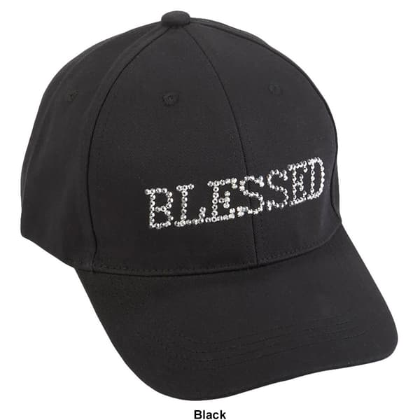 Womens Madd Hatter Bling Blessed Baseball Cap