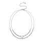 Roman Silver-Tone Layer Cup Chain Necklace - image 1