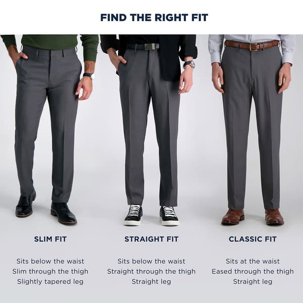 Mens Haggar Slim Fit Super Flex Pants