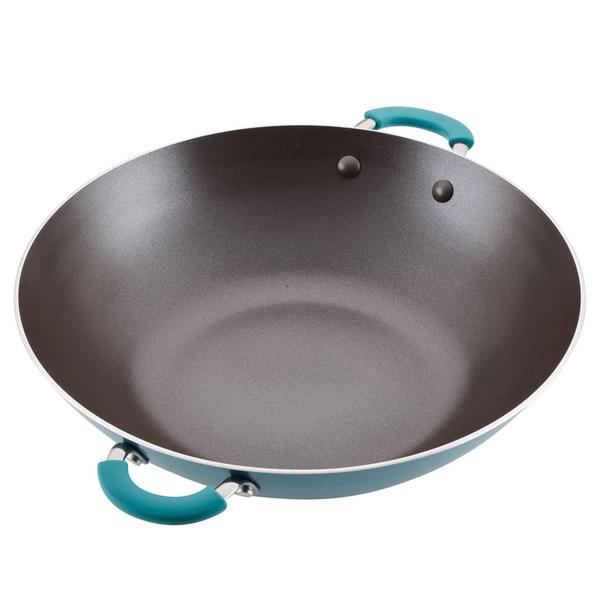 Rachael Ray Cook + Create 14in. Aluminum Nonstick Wok - image 