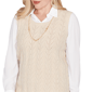 Womens Alfred Dunner Urban Legend Pointelle Texture Two In One S - image 5