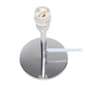 Simple Designs Mini Chrome Mini Table Lamp w/Angled Fabric Shade - image 2