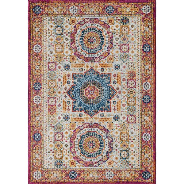 Rugs America(tm) Hailey Winter Melon Abstract Vintage Area Rug - image 