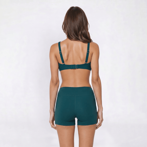 Womens Cupshe Solid U Wire Bralette Swim Top