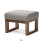Baxton Studio Yashiya Upholstered Ottoman Stool - image 5