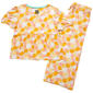 Womens MUK LUKS® Short Sleeve Grapefruit Pajama Set - image 1