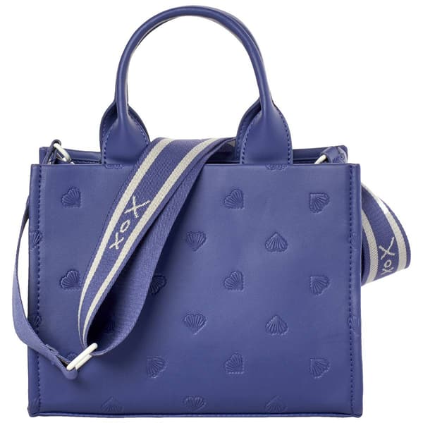 Betsey Johnson Olive Embossed Satchel