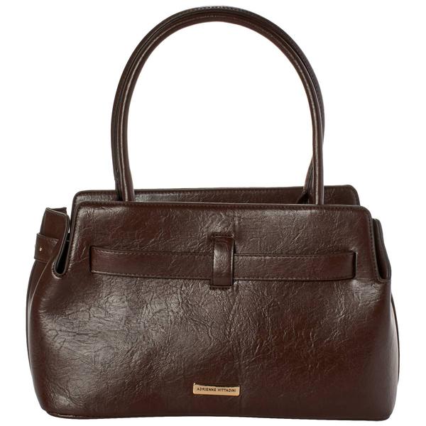 Adrienne Vittadini Belted Shoulder Bag Satchel