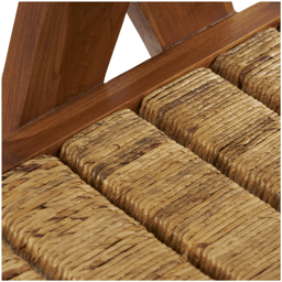 9th & Pike® Bohemian Brown Teak Wood Accent Chair