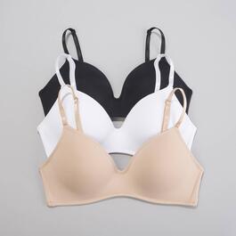 Jessica Simpson Women's Brushed Micro Laser Lounge Bralettes, 2-Pack 