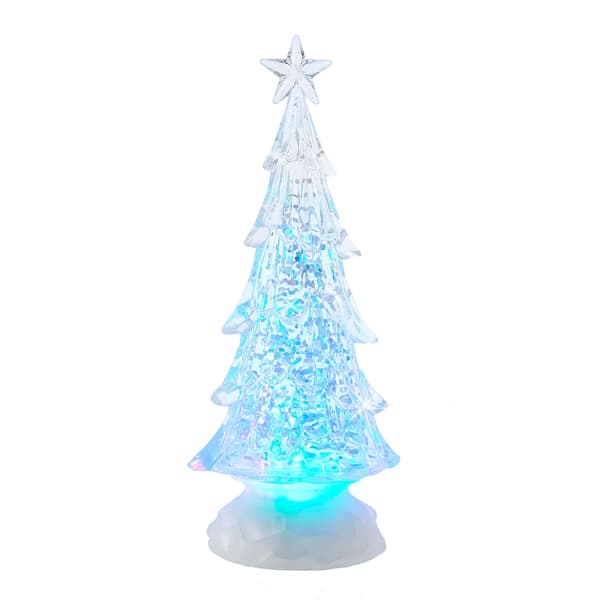 Kurt S. Adler 10in. Battery-Operated LED Lit Tree Table Piece
