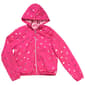 Girls (7-16) Pink Platinum(R) Foil Butterfly Cozy Hooded Jacket - image 1