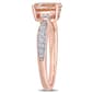 Gemstone Classics&#8482; 10kt. Rose Gold Oval Morganite Ring - image 2