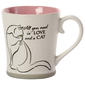 Blue Sky Clayworks All you Need is Love & a Cat Mug - image 1