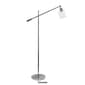 Lalia Home Swing Arm Floor Lamp w/Clear Glass Cylindrical Shade - image 8